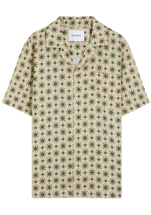 Les Deux Lukas Aop Patterned Woven Shirt - Ivory - L