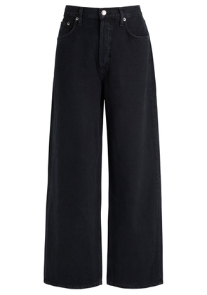 Agolde Low Slung Baggy Wide-leg Jeans - Black - 28 (W28 / UK10 / S)
