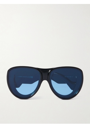 Loewe - + Paula's Ibiza Oversized Aviator-style Acetate Sunglasses - Black - One size