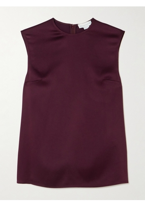 Stella McCartney - Satin Top - Burgundy - IT34,IT36,IT38,IT40,IT42,IT44,IT46,IT48,IT50