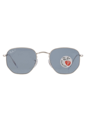 Ray Ban Hexagonal Flat Lenses Blue Hexagonal Unisex Sunglasses RB3548N 003/02 51