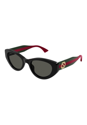 Gucci Grey Cat Eye Ladies Sunglasses GG1862S 001 52