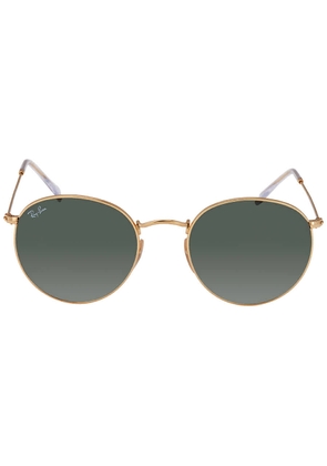 Ray Ban Round Flat Lenses Green Classic G-15 Unisex Sunglasses RB3447N 001 53