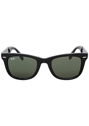 Ray Ban Wayfarer Folding Classic Green Classic G-15 Unisex Sunglasses RB4105 601 50