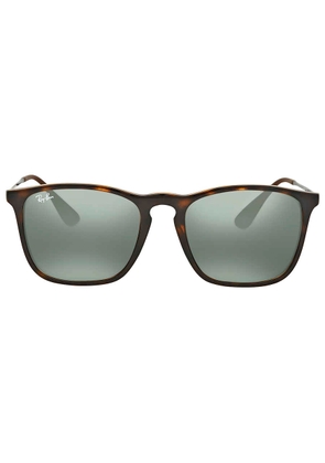 Ray Ban Chris Green Classic Rectangular Unisex Sunglasses RB4187 710/71 54