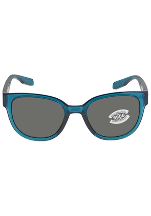 Costa Del Mar SALINA Grey Polarized Glass Ladies Sunglasses 6S9051 905107 53