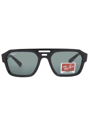 Ray Ban Corrigan Bio Based Dark Green Navigator Unisex Sunglasses RB4397 667771 54