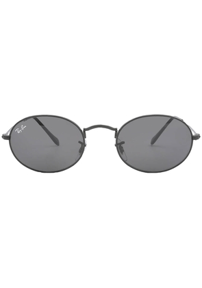 Ray Ban Oval Dark Gray Unisex Sunglasses RB3547 002/B1 51