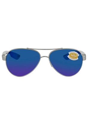 Costa Del Mar LORETO Blue Mirror Polarized Polycarbonate Ladies Sunglasses LR 21 OBMP 56
