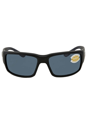 Costa Del Mar FANTAIL Grey Polarized Polycarbonate Mens Sunglasses TF 11 OGP 59