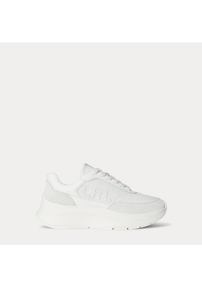 Franky Tumbled Leather & Suede Trainer