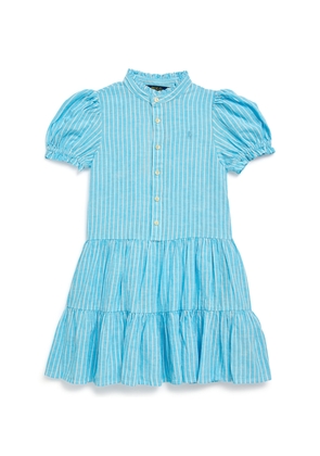 Ralph Lauren Kids Linen-Cotton Striped Shirt Dress