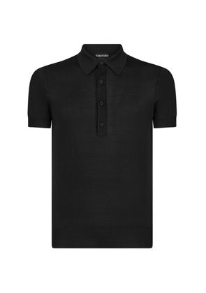 Tom Ford Silk-Blend Polo Shirt