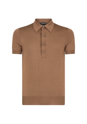Tom Ford Silk-Blend Polo Shirt