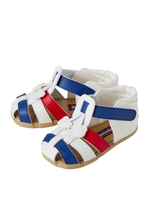 Miki House Tricolour Sandals