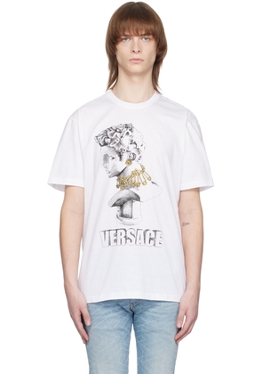 Versace White Printed T-Shirt
