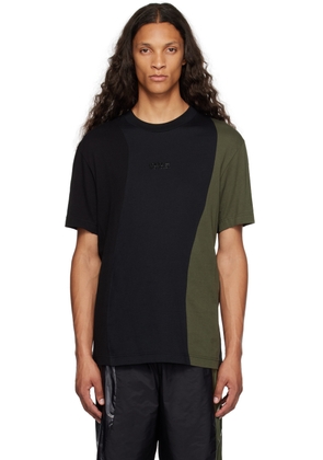 Moncler Genius Moncler x adidas Originals Black & Green T-Shirt