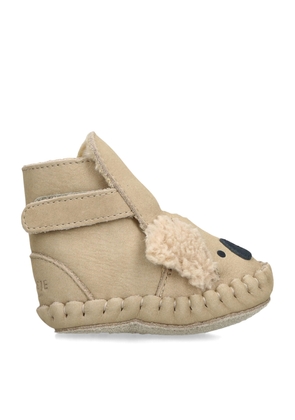 Donsje Nubuck Leather Kapi Koala Booties