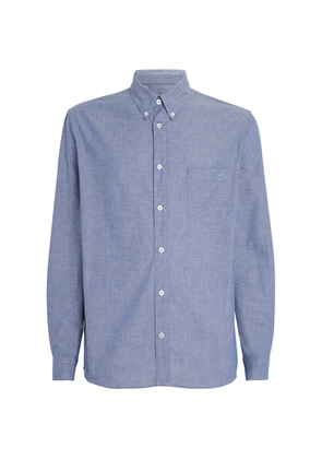 A. P.C. Cotton Logo Shirt