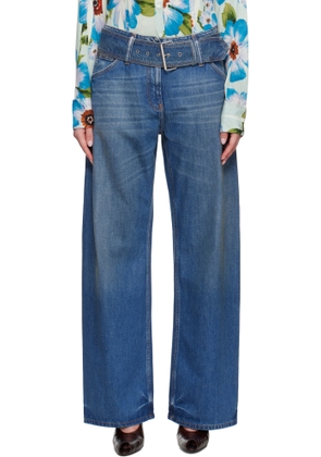 Acne Studios Blue Belted Jeans