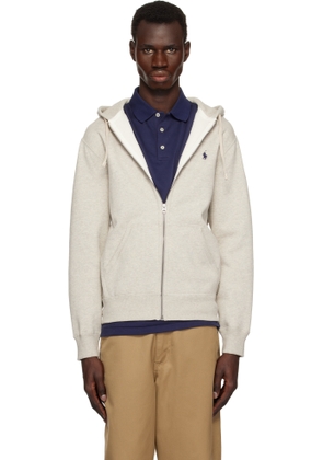 Polo Ralph Lauren Gray Fleece Full-Zip Hoodie