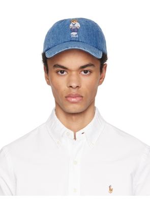 Polo Ralph Lauren Blue Embroidered Denim Cap