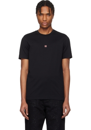 Givenchy Black Slim-Fit 4G Embroidery T-shirt