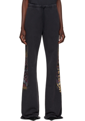 Balenciaga Black Tacky Flared Lounge Pants