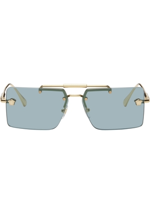 Versace Gold Medusa Glam Sunglasses