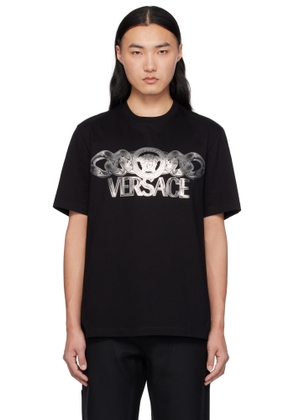 Versace Black Medusa On Chain T-shirt