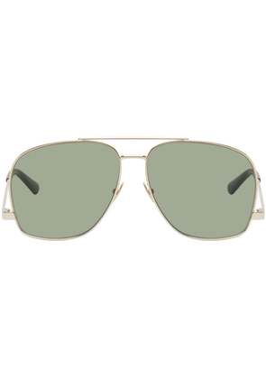Saint Laurent Gold SL 653 Leon Sunglasses
