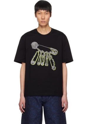 Versace Black 'Versace Pop Pin' T-shirt