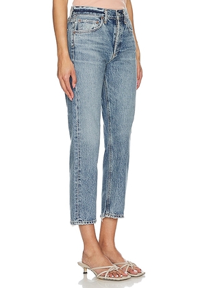 AGOLDE Parker Low Slung Vintage Straight Jeans in Denim-Light. Size 32. Also in 33.