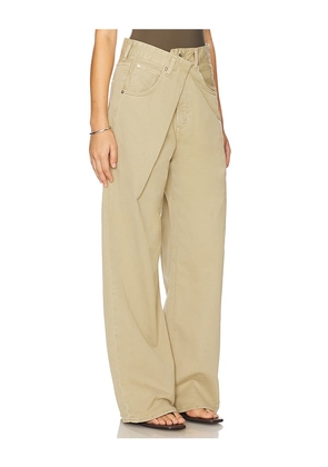AGOLDE Vana Wide Leg in Tan. Size 26. Also in 23, 24, 25, 27, 28, 29, 30, 31, 32.