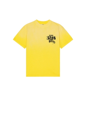 Deus Ex Machina Zounds Tee in Yellow. Size L. Also in M, XL/1X.