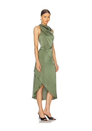 HEARTLOOM Laurel Dress in Army. Size M. Also in L, S, XS.