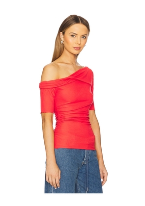 Free People x REVOLVE Cross My Heart Tee in Red. Size S. Also in XS.