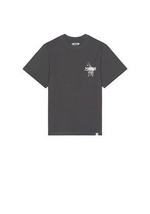 Memory Lane Guard Dog Tee in Charcoal. Size L. Also in M, S, XL/1X.