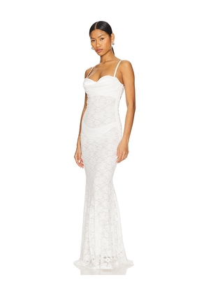 superdown Mercer Maxi Dress in White. Size M. Also in S, XL, XS, XXS.