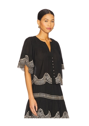 Scarlett Poppies Anaya Top in Black. Size L. Also in S, XS.