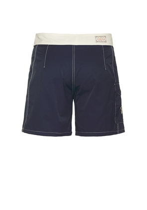 Rhythm Breakers Block Swimtrunk in Navy. Size 30. Also in 36.