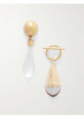 Chloé - Gold-tone And Resin Earrings - One size