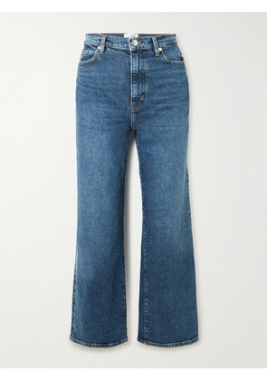 FRAME - The Wide High-rise Wide-leg Jeans - Blue - 23,24,25,26,27,28,29,30,31,32,33