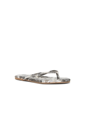 Solei Sea Vivie Sandal in Metallic Silver. Size 10. Also in 6, 7, 8, 9.