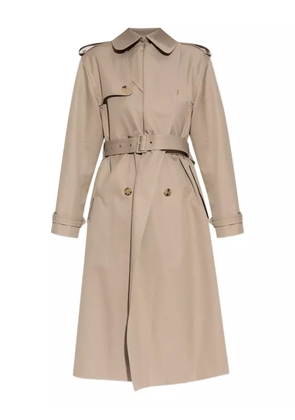 Alexander McQueen double-breasted trench coat - Neutrals