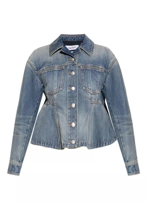Alexander McQueen button-up denim jacket - Blue