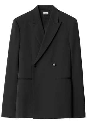 Burberry double-breasted wool blazer - Black