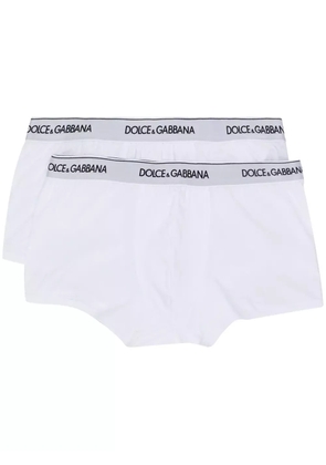 Dolce & Gabbana logo-waistband boxer briefs (pack of two) - White