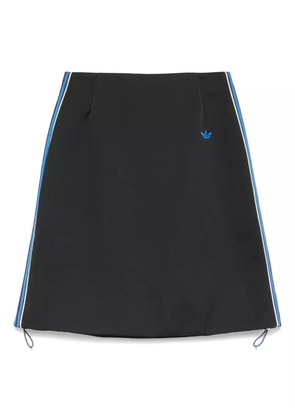 adidas x Wales Bonner satin midi skirt - Black