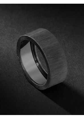 Buccellati - Macri Eternelle Blackened White Gold Ring - Men - Silver - 59